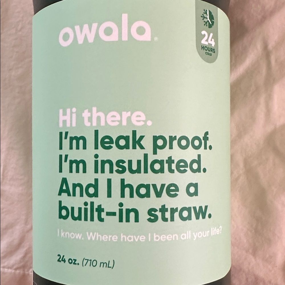 Starbucks Owala Freesip 24 Oz Christmas Holiday Green + Red 2025 - Picture 5 of 7